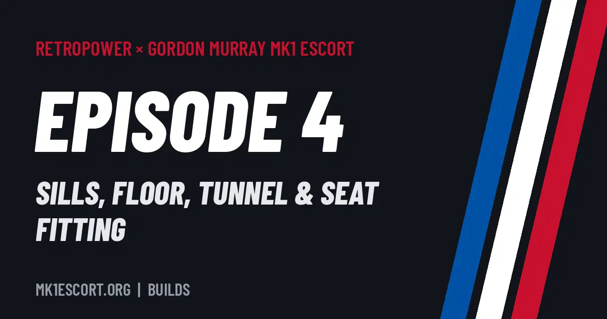 Gordon Murray Mk1 Escort by Retropower – Episode 4 title card