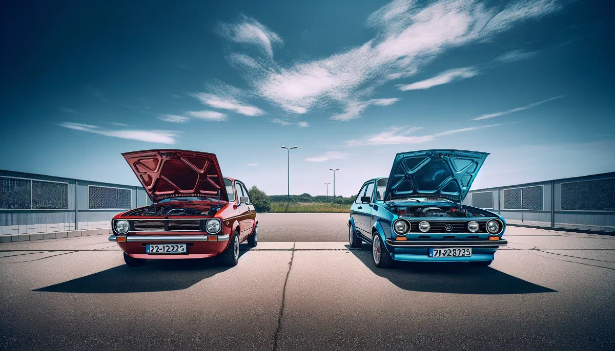 Comparison of MK1 and MK2 Ford Escort